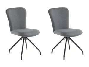 Set stolica Denton 539 (Tamno sivo + Crna)