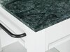 Bāra galds Riverton 436 (Pelēks marmors + Balts)