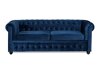 Chesterfield sofá Manor House B108 (Azul)