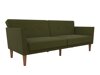 Καναπές κρεβάτι Novogratz 110 (Πράσινο)