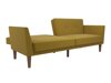 Καναπές κρεβάτι Novogratz 110 (Κίτρινο)