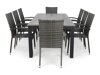 Tisch und Stühle Comfort Garden 1267 (Schwarz + Grau)