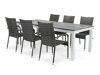 Stalo ir kėdžių komplektas Comfort Garden 1303 (Balta + Pilka)