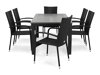 Conjunto de mesa y sillas Comfort Garden 1329 (Negro)