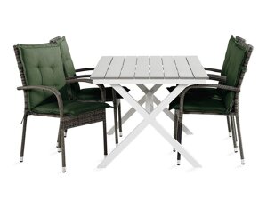 Laua ja toolide komplekt Comfort Garden 1575 (Roheline)