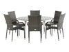 Conjunto de mesa y sillas Comfort Garden 1433 (Blanco + Gris)