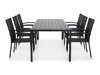 Conjunto de mesa y sillas Comfort Garden 1579 (Negro)