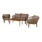 Conjunto de muebles de exterior Dallas 661 (Beige + Acacia)