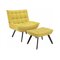 Sillón Denton 560 (Amarillo + Negro)