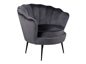 Fotelja Dallas 1705 (Tamno sivo + Crna)