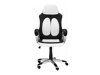 Cadeira de gaming Denton 561 (Branco + Preto)
