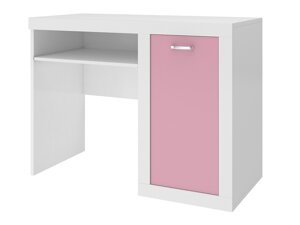 Darba galds Aurora A105 (Balts + Tumši rozā)