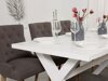 Conjunto de comedor Scandinavian Choice 676 (Gris)