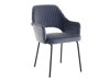 Conjunto de cadeiras Denton 158 (Cinzento + Preto)