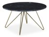 Stolić za kavu Concept 55 210 (Sjajni mjed + Sivi mramor)
