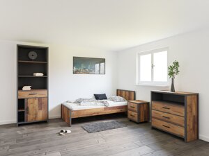 Мебельный гарнитур Boston CP113 (Коричневый + Матера серый)