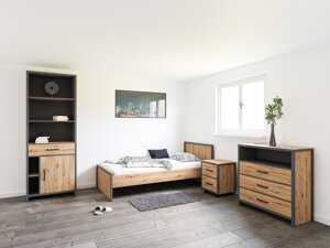 Мебельный гарнитур Boston CP113 (Artisan дуб + Матера серый)