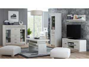 Set mobili soggiorno Stanton C122 (Bianco artigianale No)
