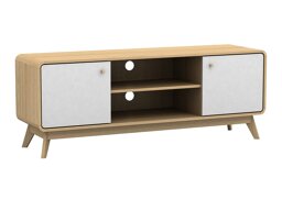 Mueble TV Denton H107 (Roble + Blanco)