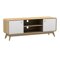 Mueble TV Denton H107 (Roble + Blanco)