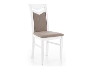 Cadeira Houston 578 (Branco + Castanho claro)