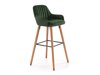 Silla de barra Houston 844 (Verde + Marrón)