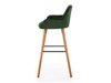 Silla de barra Houston 844 (Verde + Marrón)