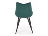 Cadeira Houston 883 (Verde escuro + Preto)