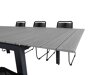 Tisch und Stühle Dallas 3505 (Schwarz)