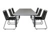 Tisch und Stühle Dallas 3505 (Schwarz)