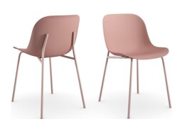 Krēslu komplekts Denton 409 (Tumši rozā)