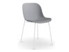 Kėdžių komplektas Denton 409 (Pilka + Balta)