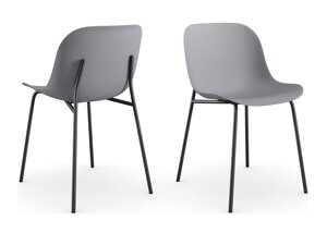 Набор стульев Denton 409 (Серый + Чёрный)