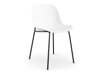 Conjunto de cadeiras Denton 409 (Branco + Preto)