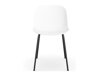 Conjunto de sillas Denton 409 (Blanco + Negro)