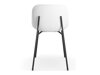 Conjunto de sillas Denton 409 (Blanco + Negro)