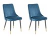 Komplet stolov Denton 410 (Modra)