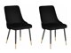 Conjunto de sillas Denton 410 (Negro)