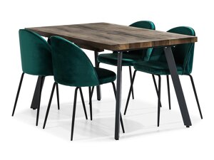 Маса и столове за трапезария Scandinavian Choice 813 (Зелен)