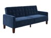 Καναπές κρεβάτι Tulsa 128 (Μπλε)