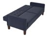 Καναπές κρεβάτι Tulsa 128 (Σκούρο μπλε)