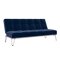 Καναπές κρεβάτι Novogratz 113 (Μπλε)