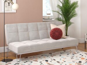 Καναπές κρεβάτι Novogratz 113 (Ανοιχτό γκρι)