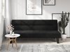 Καναπές κρεβάτι Tulsa 152 (Μαύρο)