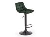 Zemais bāra krēsls Houston 964 (Tumši zaļš)