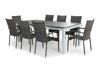 Tisch und Stühle Comfort Garden 1267 (Weiß + Grau)