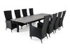 Σετ Τραπέζι και καρέκλες Comfort Garden 1381 (Μαύρο)