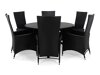 Asztal és szék garnitúra deNoord 291 (Fekete)
