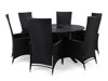 Tisch und Stühle deNoord 291 (Schwarz)