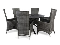 Стол и стулья deNoord 291 (Серый)